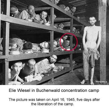 صور حرق اليهود على يد هتلر Elie Wiesel Buchenwald Concentration Camp Holocaust Survivor